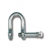 D Shackle Stainless Steel x2 Diameter 9.5mm, Length 64mm. 